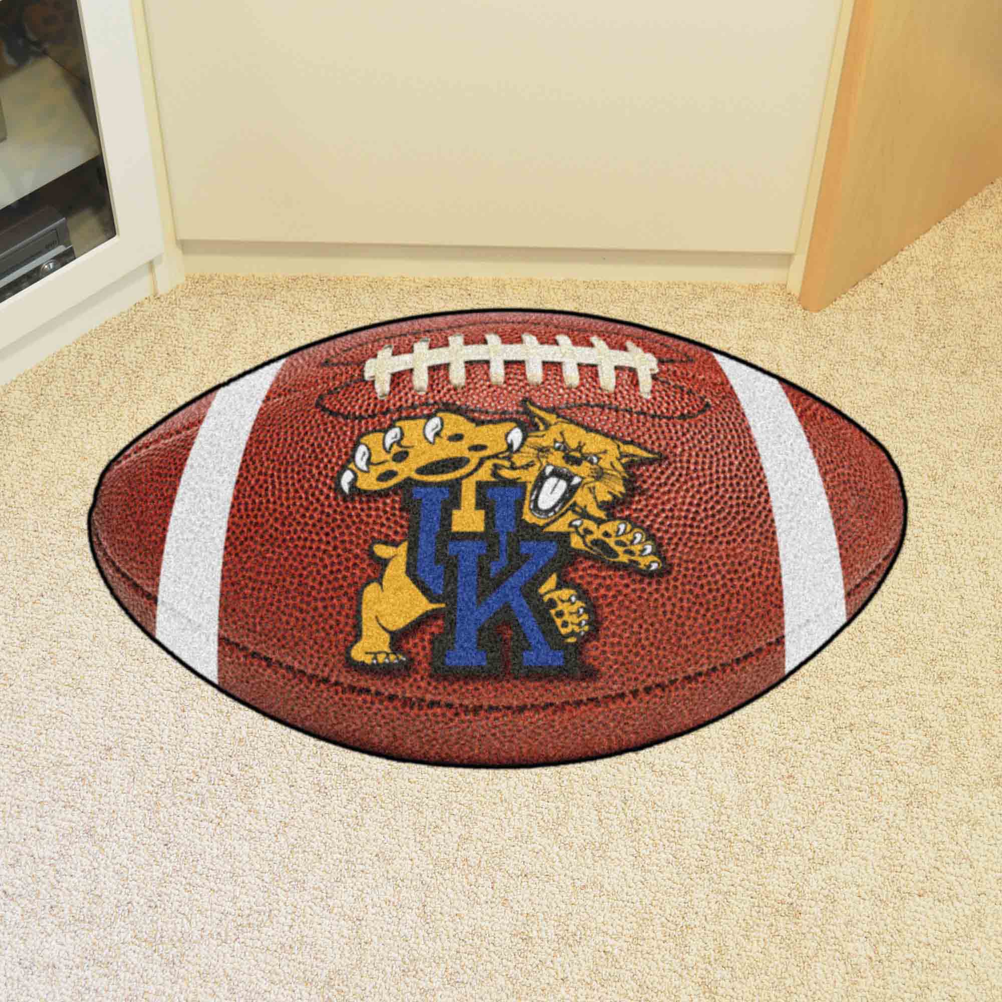 Kentucky Wildcats Football Rug - 20.5in. x 32.5in., Wildcat Logo