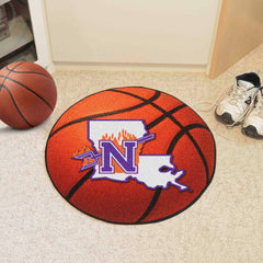 Northwestern State Demons Basketball Rug - 27in. Diameter