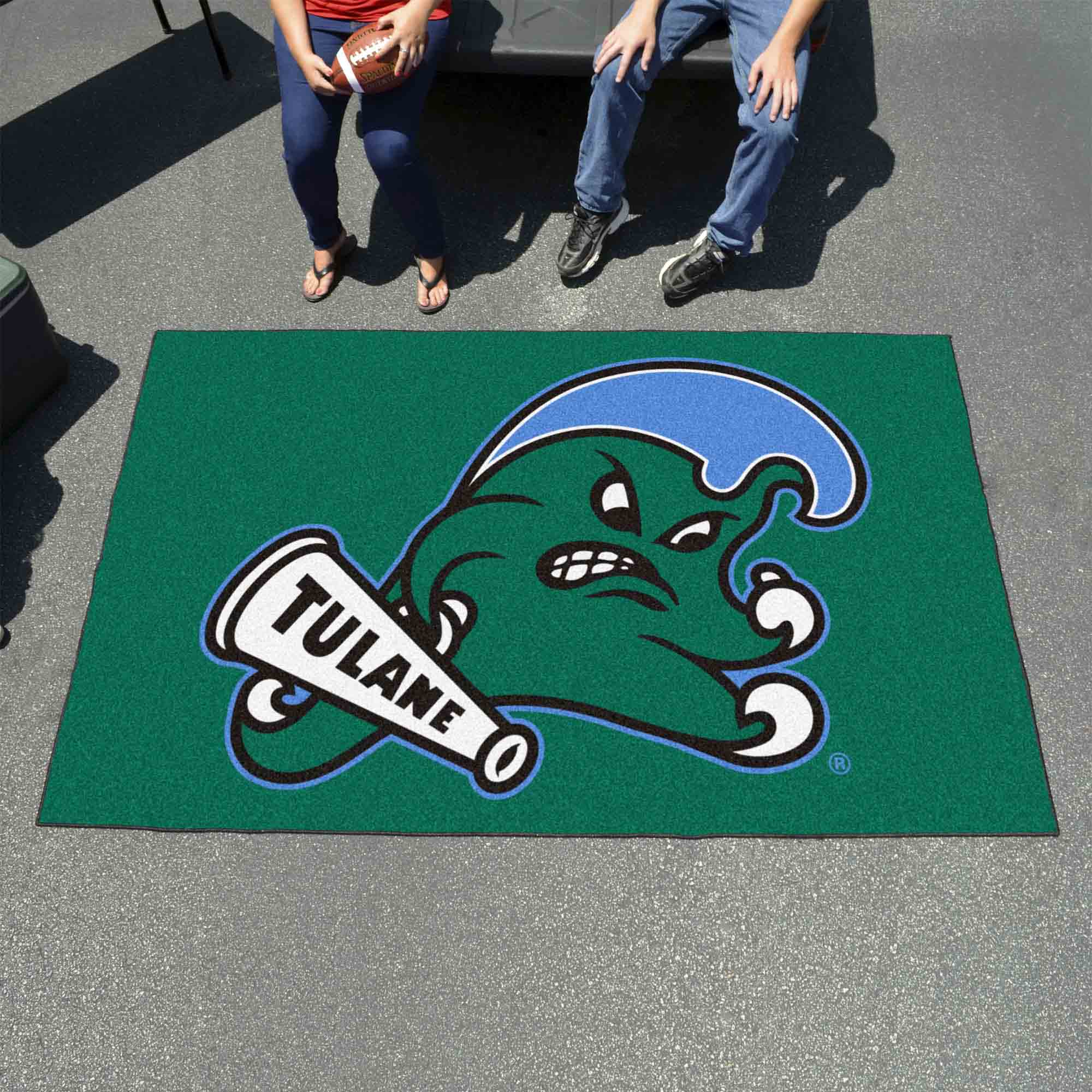 Tulane Green Wave Ulti-Mat Rug - 5ft. x 8ft.