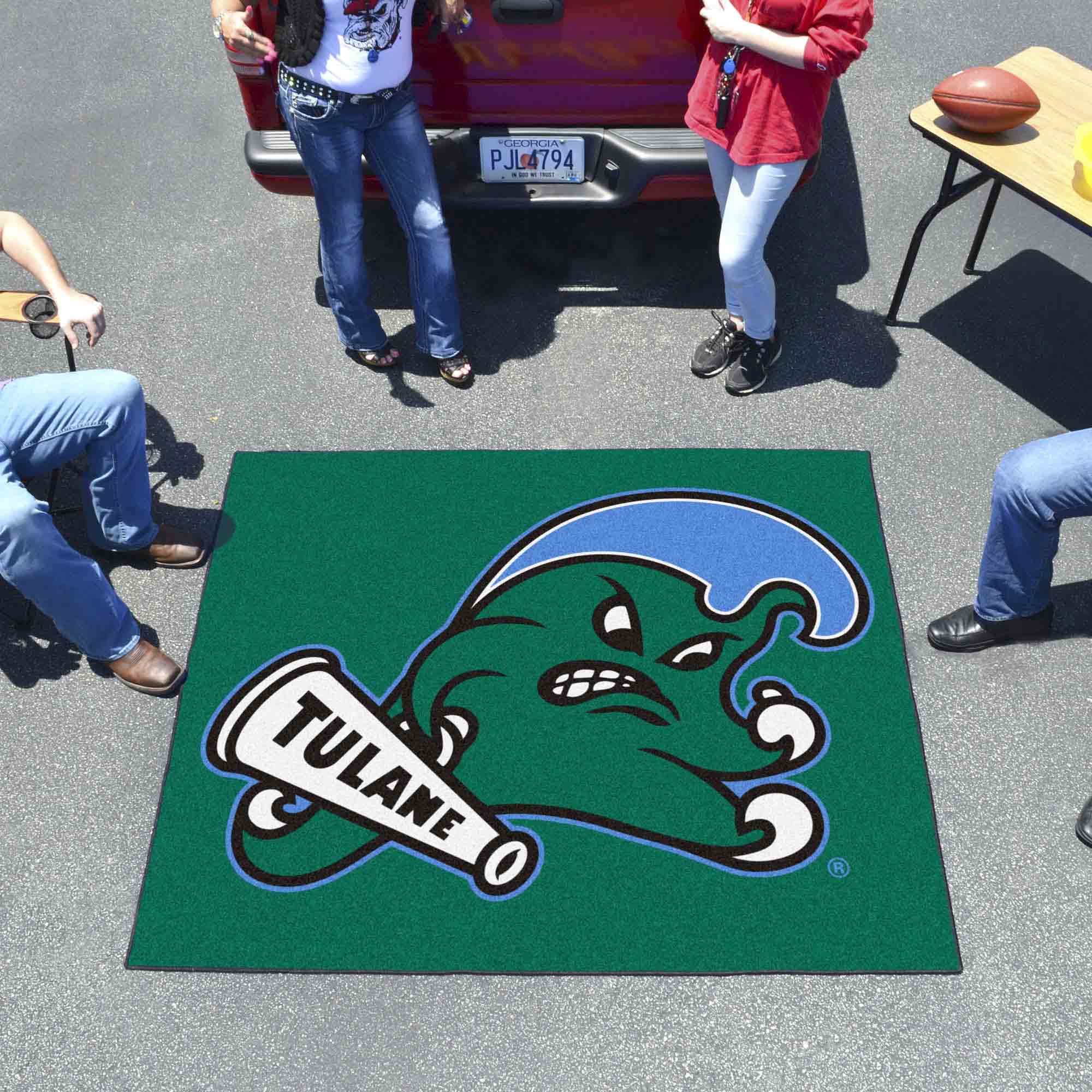 Tulane Green Wave Tailgater Rug - 5ft. x 6ft.