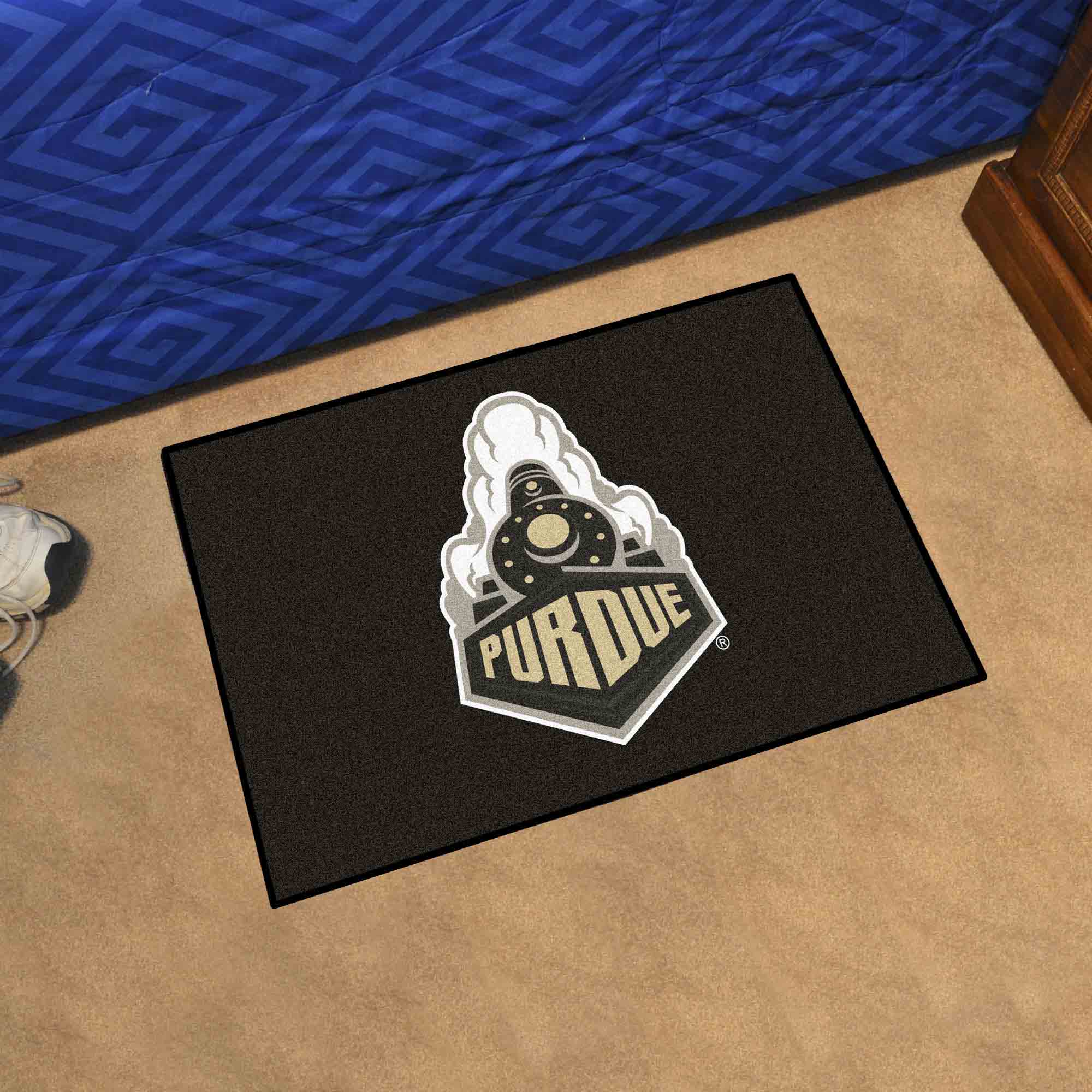 Purdue Boilermakers Starter Mat Accent Rug - 19in. x 30in., Train Logo