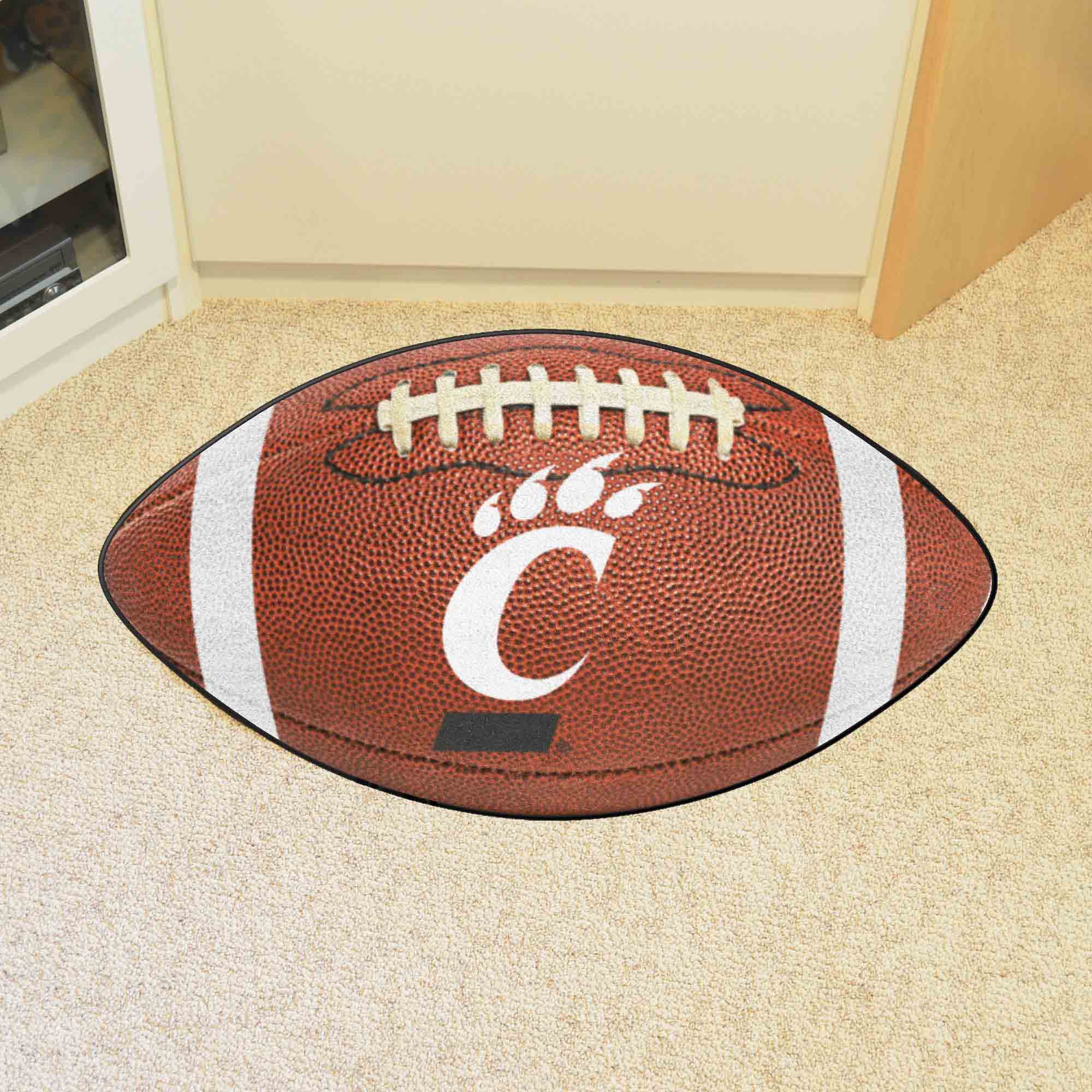 Cincinnati Bearcats Football Rug - 20.5in. x 32.5in.