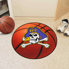 East Carolina Pirates Basketball Rug - 27in. Diameter