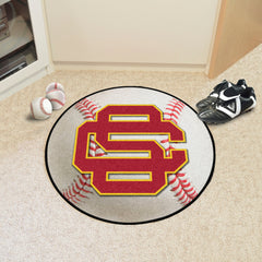 Southern California Trojans Baseball Rug - 27in. Diameter