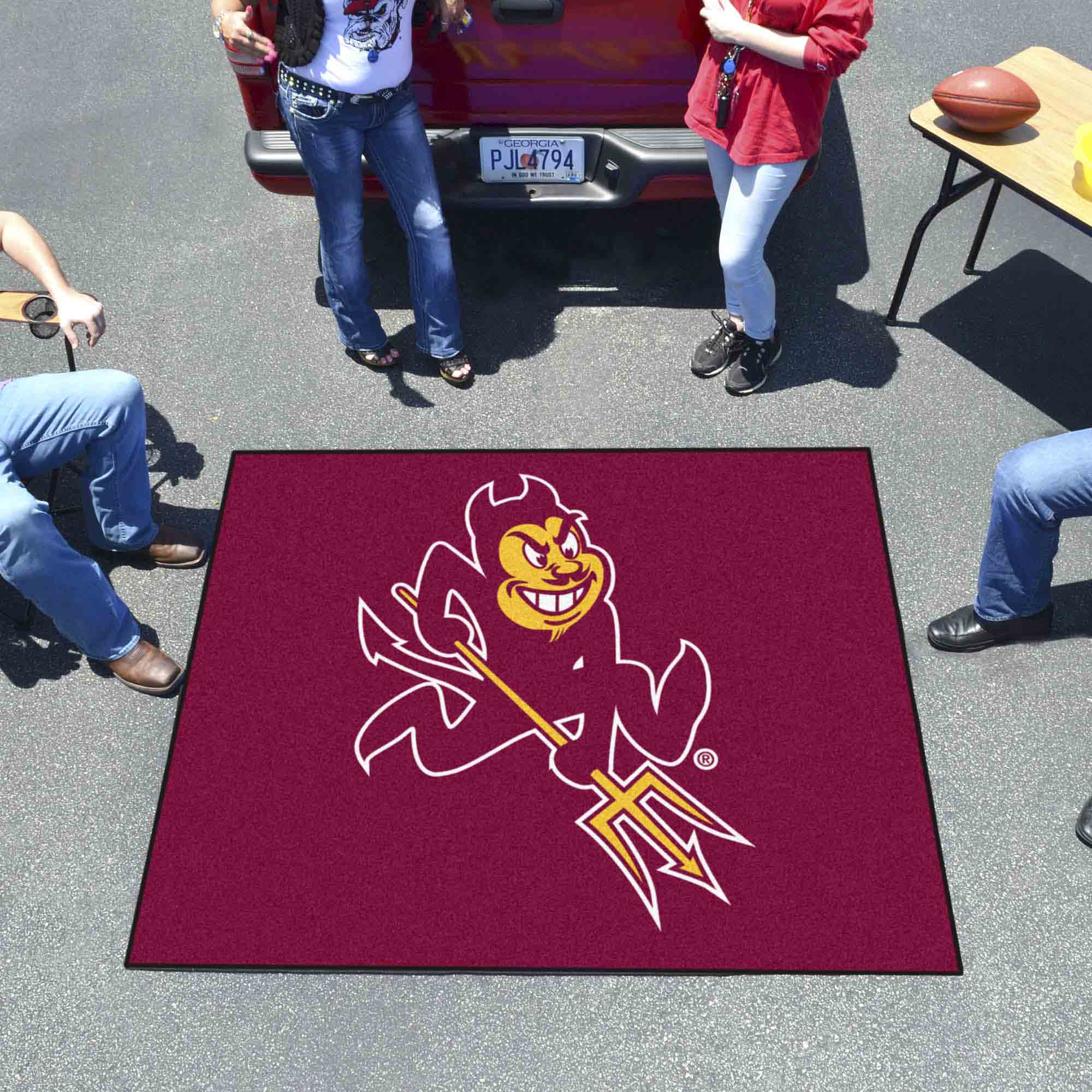 Arizona State Sun Devils Tailgater Rug - 5ft. x 6ft., Sparky Logo