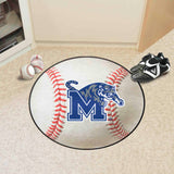 Memphis Tigers Baseball Rug - 27in. Diameter