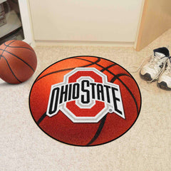 Ohio State Buckeyes Basketball Rug - 27in. Diameter