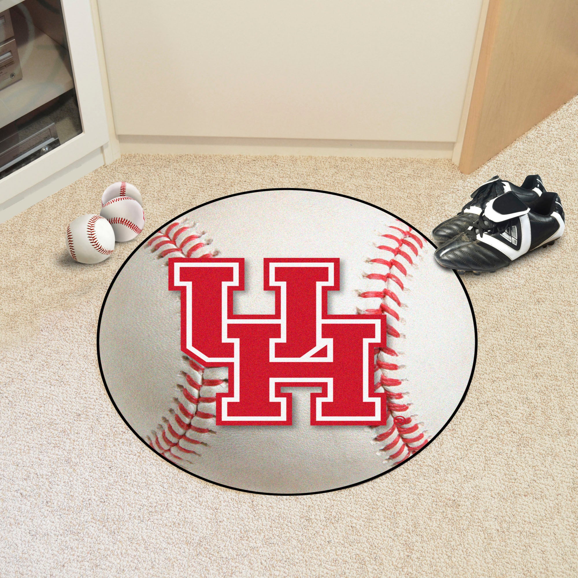 Houston Cougars Baseball Rug - 27in. Diameter