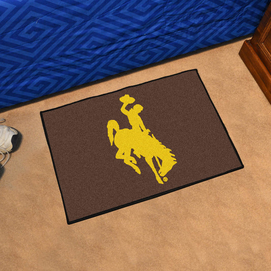 Wyoming Cowboys Starter Mat Accent Rug - 19in. x 30in.