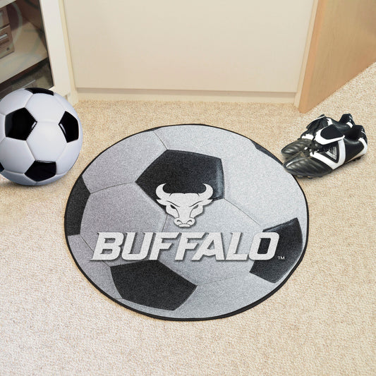 Buffalo Bulls Soccer Ball Rug - 27in. Diameter - Buffalo