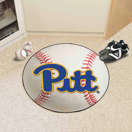 Pitt Panthers Baseball Rug - 27in. Diameter