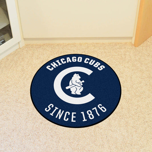 Chicago Cubs Roundel Rug - 27in. Diameter1911 - Chicago Cubs