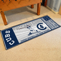 Chicago Cubs Ticket Runner Rug - 30in. x 72in.1911