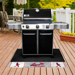 St. Louis Cardinals Vinyl Grill Mat - 26in. x 42in.