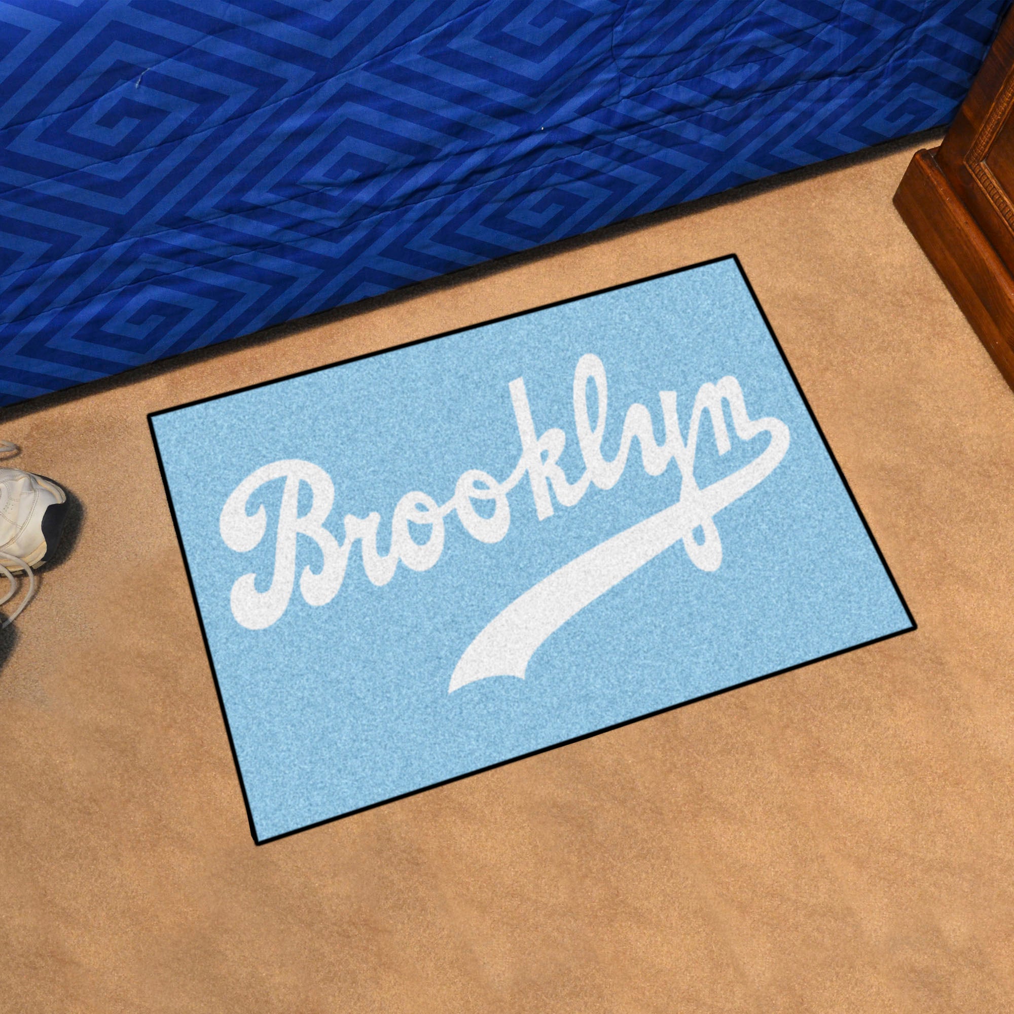 Brooklyn Dodgers Starter Mat Accent Rug - 19in. x 30in. 1944 Retro Logo