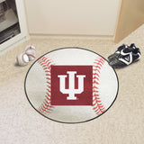 Indiana Hooisers Baseball Rug - 27in. Diameter