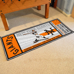 New York Giants Ticket Runner Rug - 30in. x 72in.1947