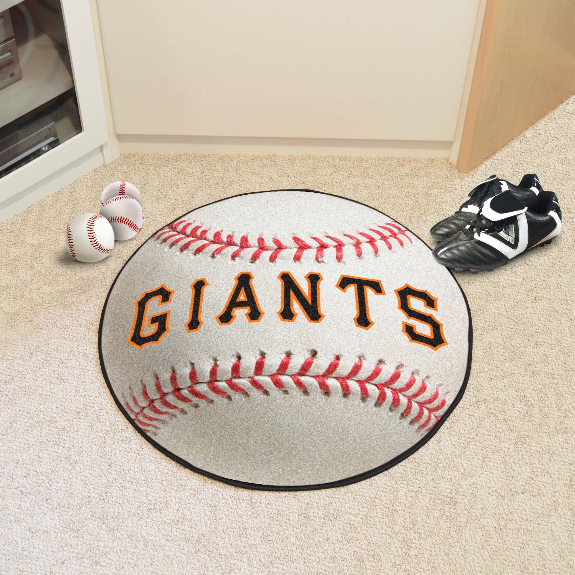 New York Giants Baseball Rug - 27in. Diameter