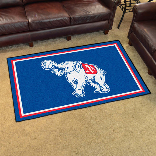 Philadelphia Athletics 4ft. x 6ft. Plush Area Rug