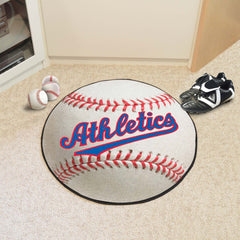 Philadelphia Athletics Baseball Rug - 27in. Diameter