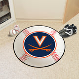 Virginia Cavaliers Baseball Rug - 27in. Diameter