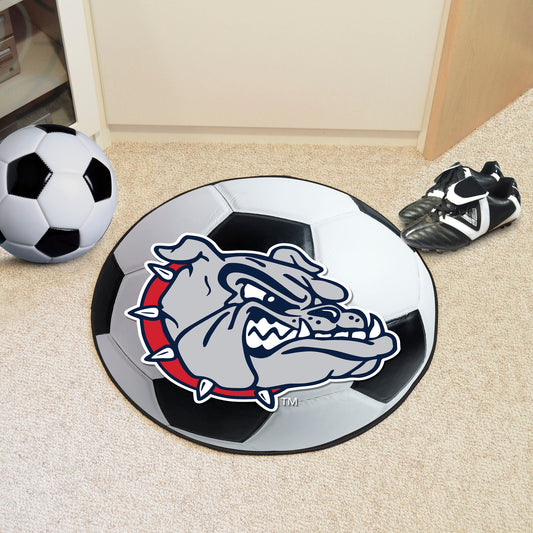 Gonzaga Bulldogs Soccer Ball Rug - 27in. Diameter - Gonzaga