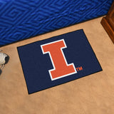 Illinois Illini Starter Mat Accent Rug - 19in. x 30in.