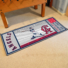 California Angels Ticket Runner Rug - 30in. x 72in. 1966 Retro Logo