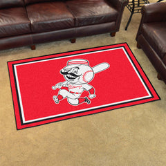 Cincinnati Reds 4ft. x 6ft. Plush Area Rug1967