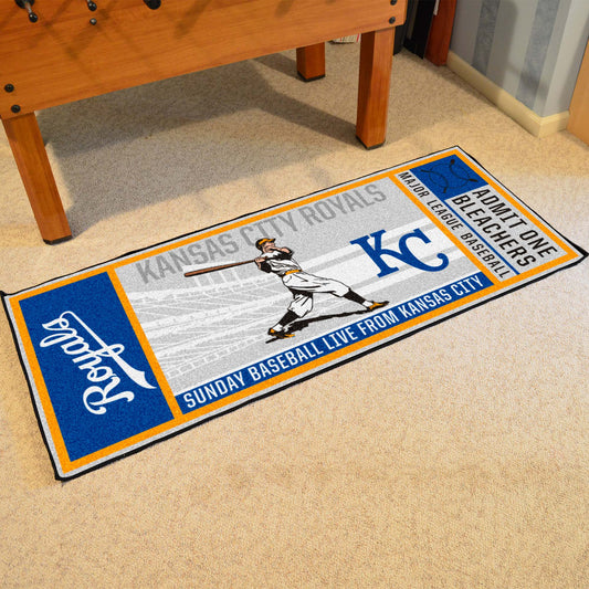 Kansas City Royals Ticket Runner Rug - 30in. x 72in.