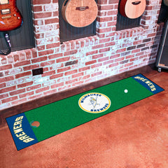 Milwaukee Brewers Putting Green Mat - 1.5ft. x 6ft.1970 - Milwaukee Brewers