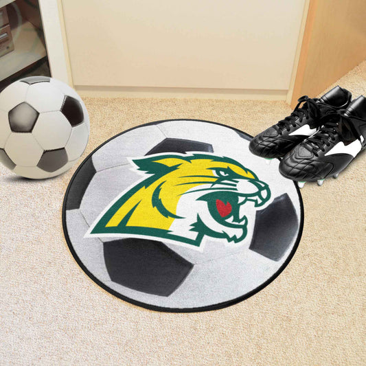 Northern Michigan Wildcats Soccer Ball Rug - 27in. Diameter