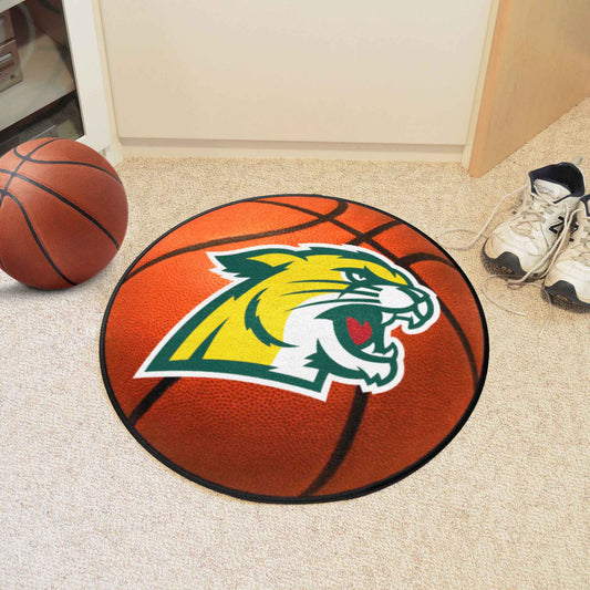 Northern Michigan Wildcats Basketball Rug - 27in. Diameter