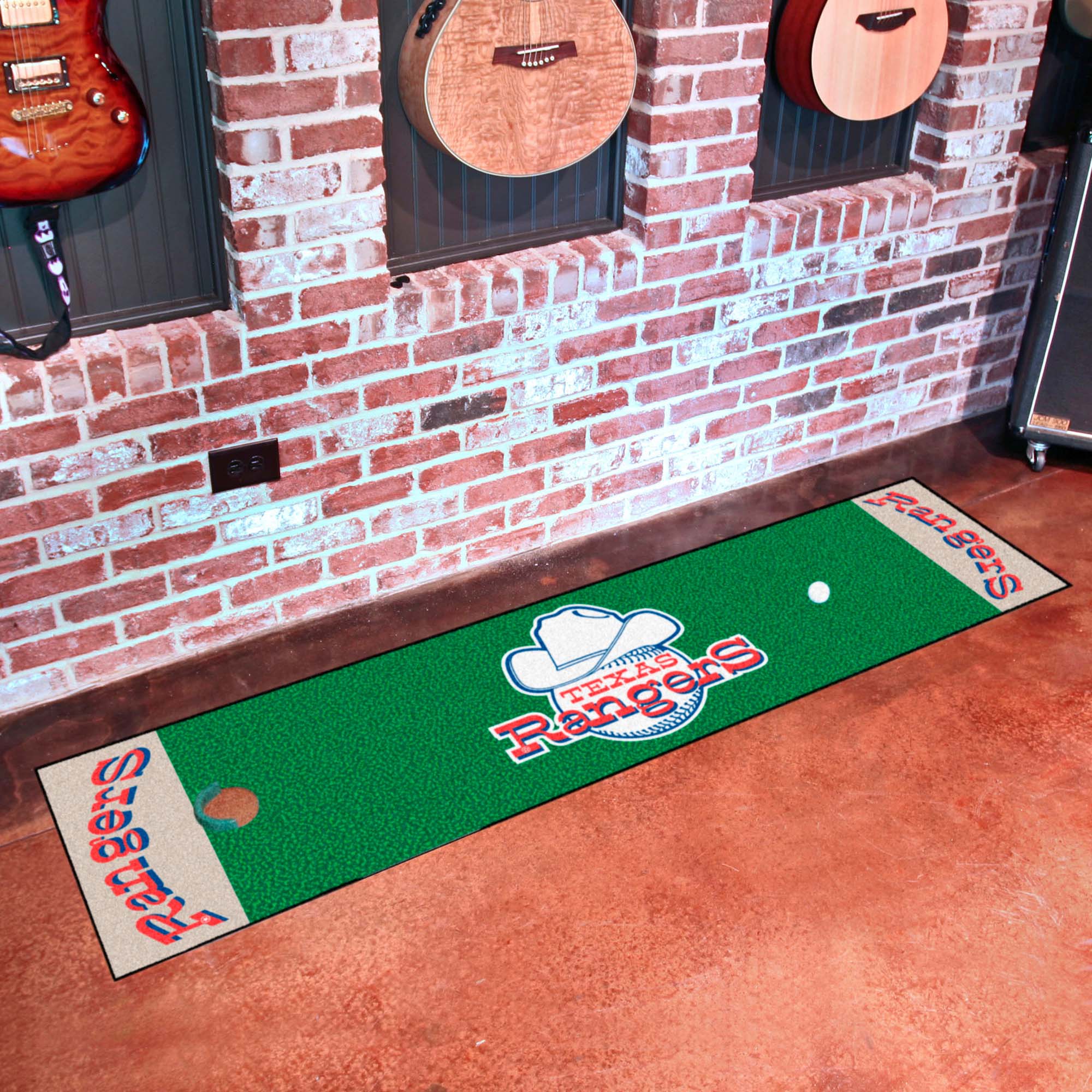 Texas Rangers Putting Green Mat - 1.5ft. x 6ft.