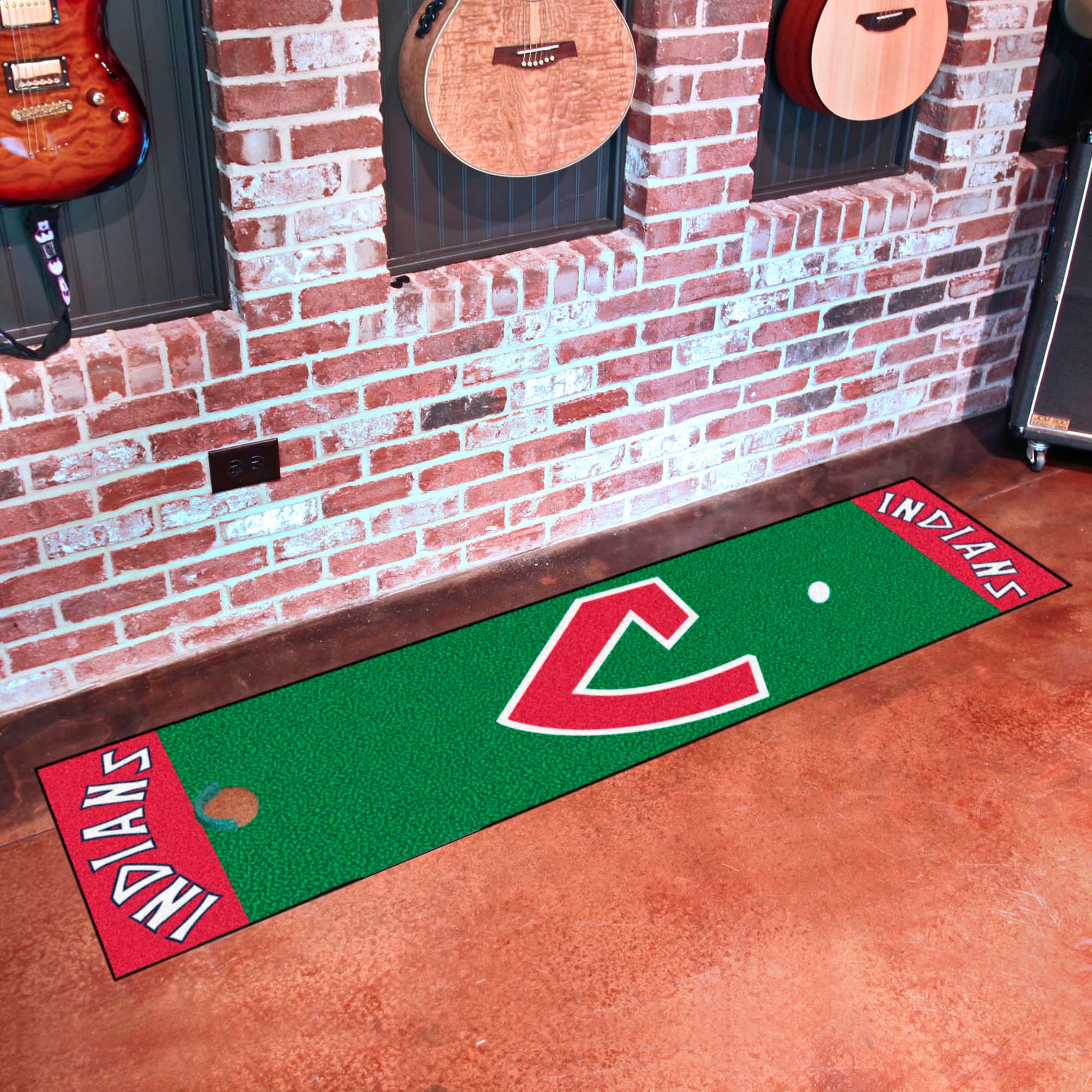 Cleveland Indians Putting Green Mat - 1.5ft. x 6ft.