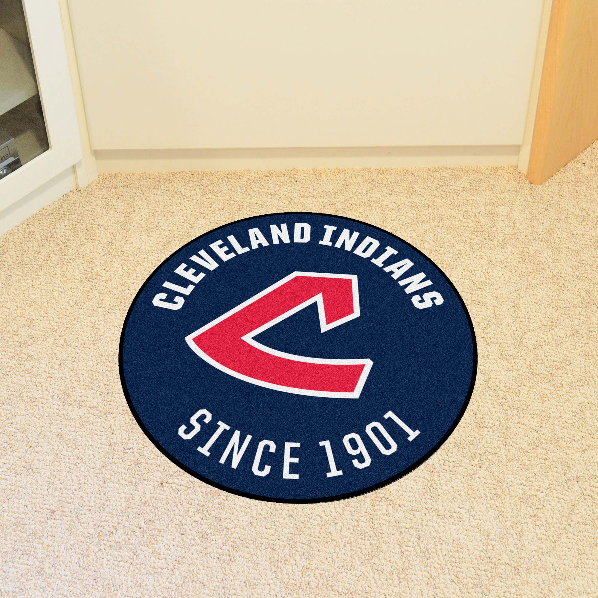 Cleveland Indians Roundel Rug - 27in. Diameter