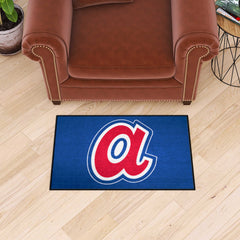 Atlanta Braves Starter Mat Accent Rug - 19in. x 30in. 1974 Retro Logo - Atlanta Braves