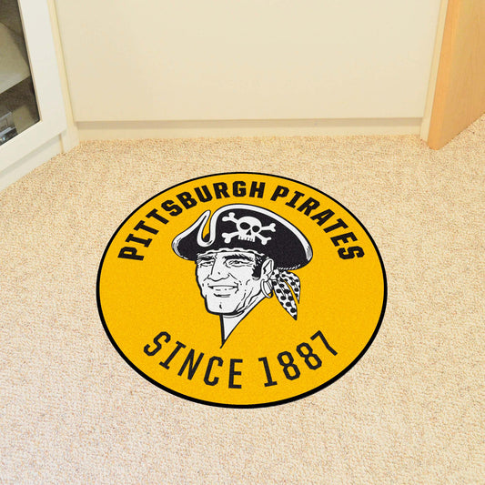 Pittsburgh Pirates Roundel Rug - 27in. Diameter1977