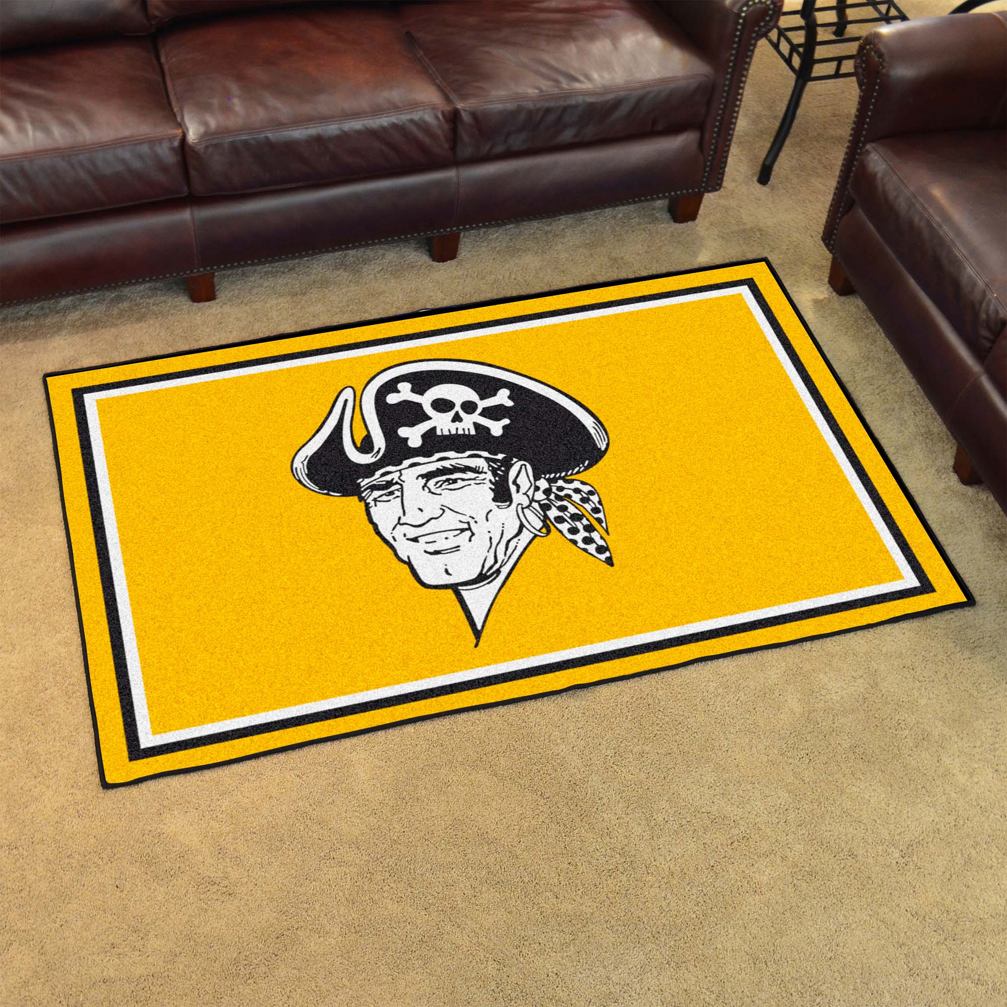 Pittsburgh Pirates 4ft. x 6ft. Plush Area Rug1977