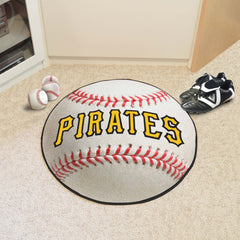 Pittsburgh Pirates Baseball Rug - 27in. Diameter1977