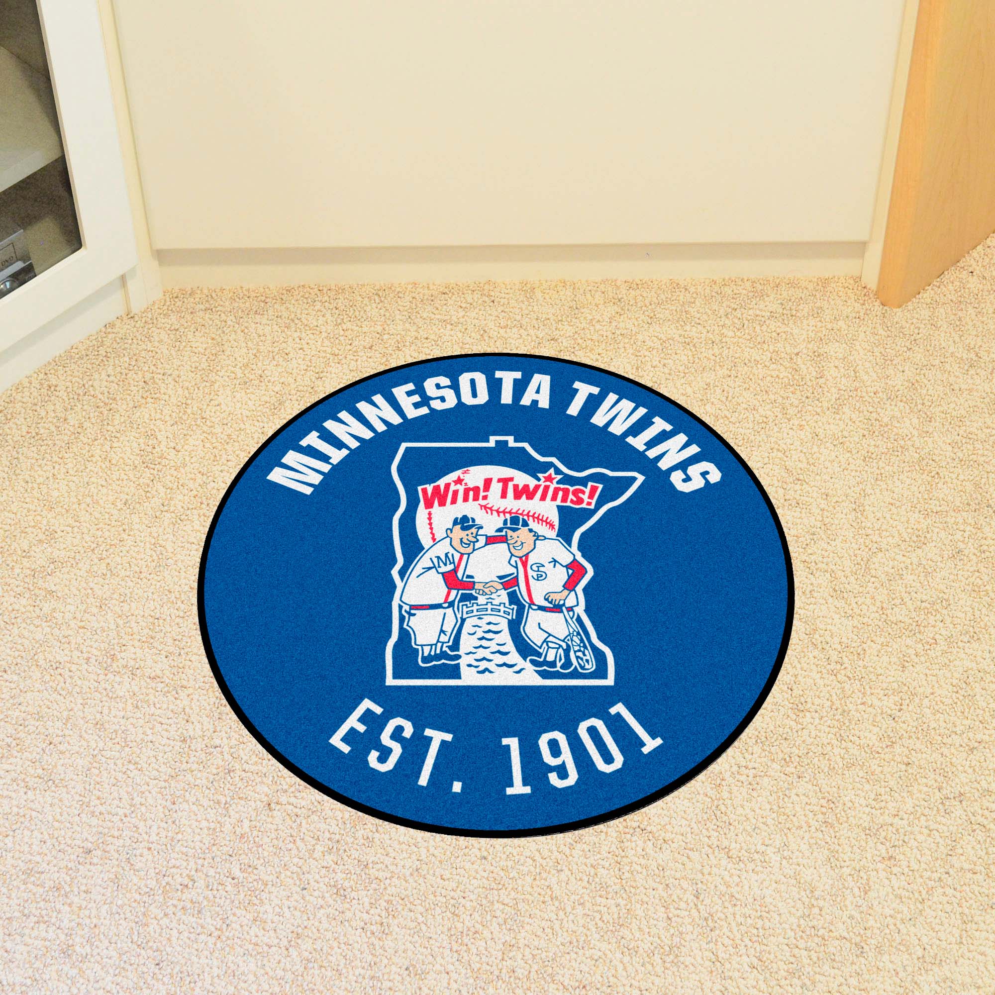 Minnesota Twins Roundel Rug - 27in. Diameter1978