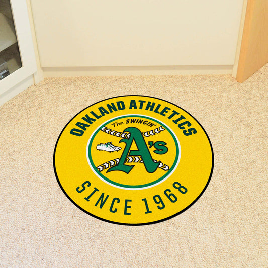 Oakland Athletics Roundel Rug - 27in. Diameter1981