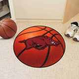 Arkansas Razorbacks Basketball Rug - 27in. Diameter