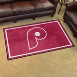 Philadelphia Phillies 4ft. x 6ft. Plush Area Rug1987