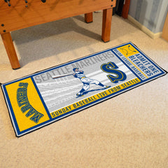 Seattle Mariners Ticket Runner Rug - 30in. x 72in.