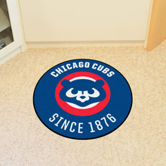 Chicago Cubs Roundel Rug - 27in. Diameter1990 - Chicago Cubs