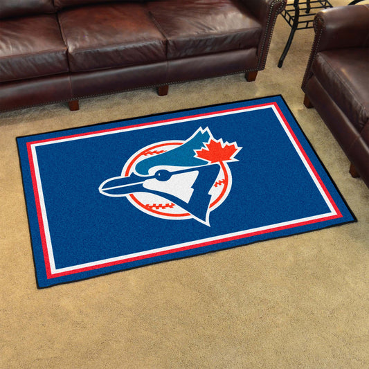 Toronto Blue Jays 4ft. x 6ft. Plush Area Rug