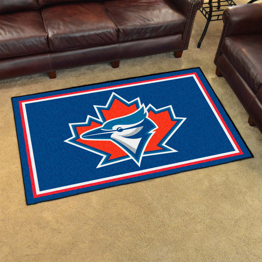 Toronto Blue Jays 4ft. x 6ft. Plush Area Rug