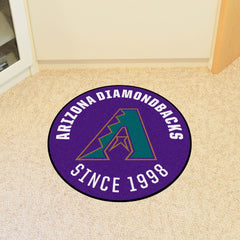 Arizona Diamondbacks Roundel Rug - 27in. Diameter 1998 Retro Logo