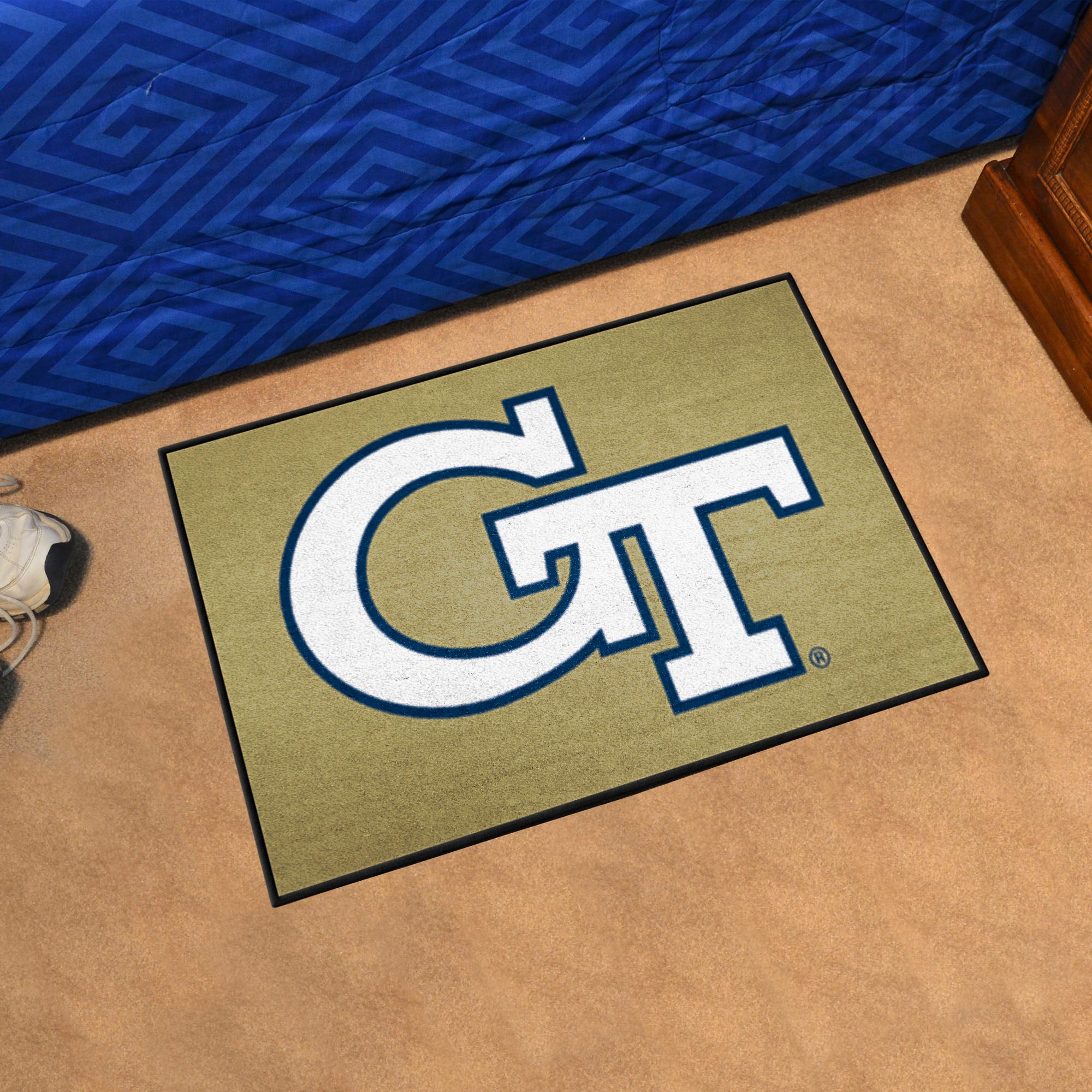 Georgia Tech Yellow Jackets Starter Mat Accent Rug - 19in. x 30in., GT - Georgia Tech